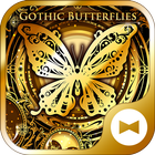 Gothic Butterflies Theme ícone