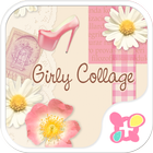 Cute wallpaper-Girly Collage ícone