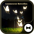 Icona Fantasy Wallpaper Luminescent Butterflies Theme