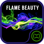 Flame Beauty Theme +HOME icon