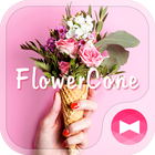 Flower Cone Theme +HOME icône