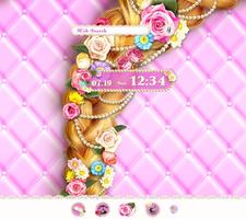 Cute Theme-Flowery Princess- poster