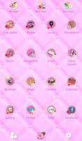 Cute Theme-Flowery Princess- تصوير الشاشة 2