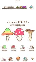 Funny Mushrooms Affiche