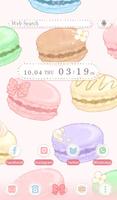 Cute Macaroons Theme Affiche