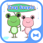 Frog Couple Theme +HOME أيقونة