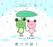 Frog Couple Theme +HOME Plakat