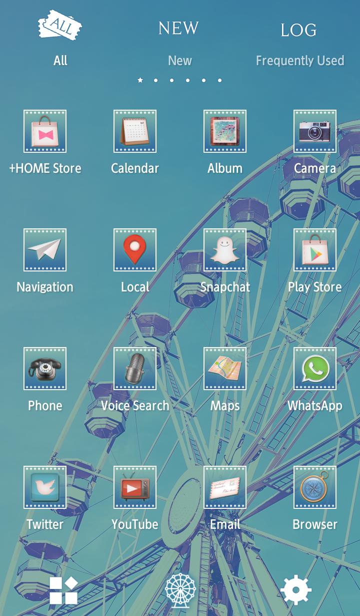 Android 用の ノスタルジック壁紙アイコン 観覧車 無料 Apk をダウンロード