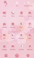 Japanese Floral tema +HOME syot layar 2