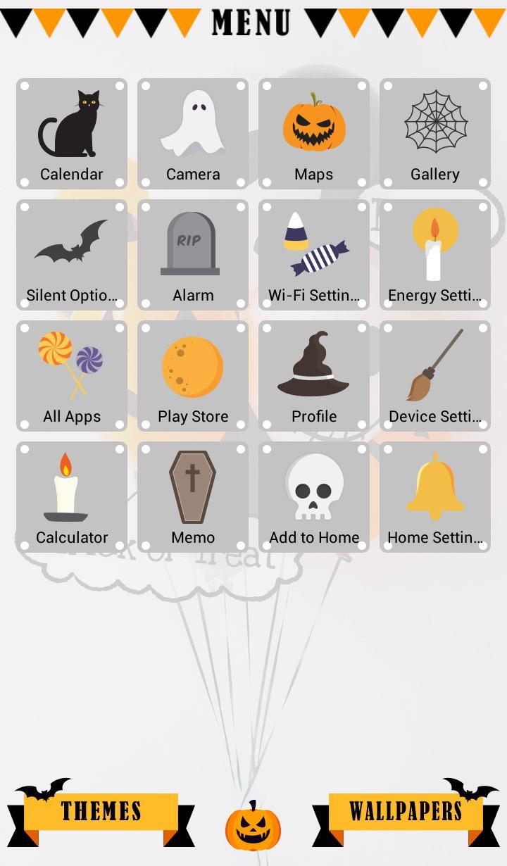 Android 用の 秋 壁紙アイコン ハロウィン バルーン 無料 Apk を
