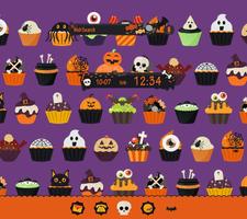 Halloween Cupcakes plakat