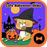 Cute Halloween Shiba أيقونة