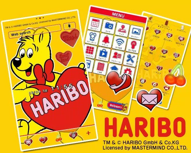 Android向けの きせかえ無料 Haribo Pop Heart Apkをダウンロードしましょう