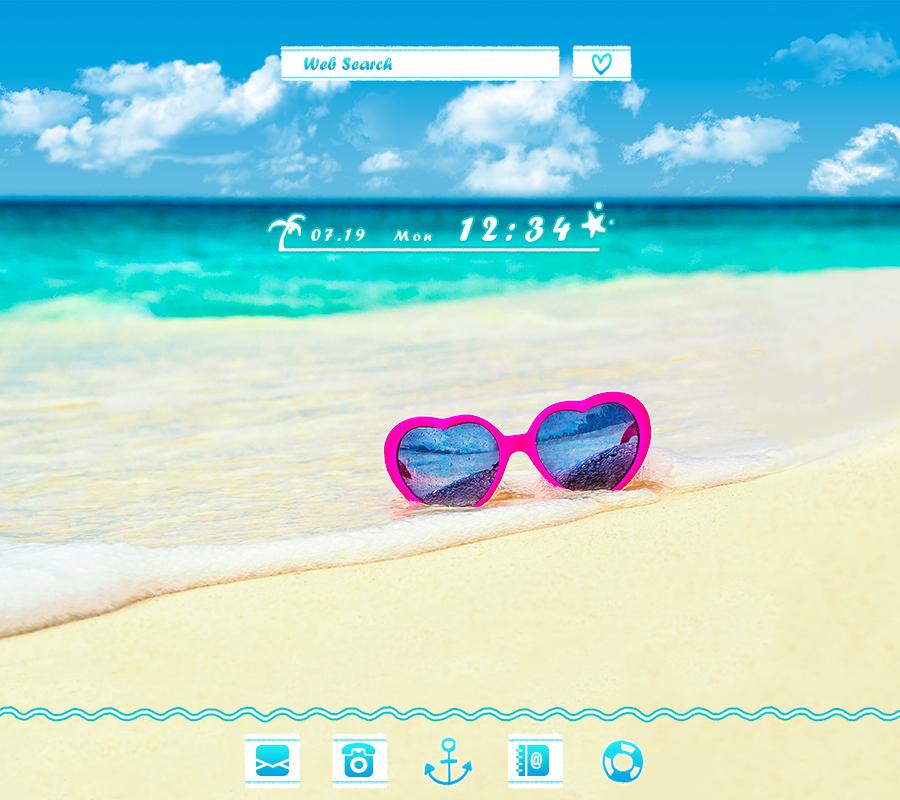 Summer Wallpaper Heart Sunglasses Theme For Android Apk Download