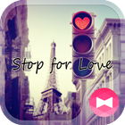 Paris Wallpaper-Stop for Love--icoon