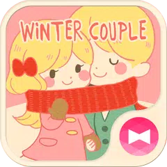 Скачать Winter Couple Тема+HOME APK