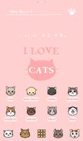 I Love Cats Plakat