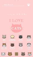 I Love Cats Cartaz