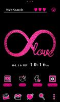Infinite Love Black x Pink الملصق