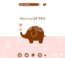 Lovely Elephant  wallpaper--poster