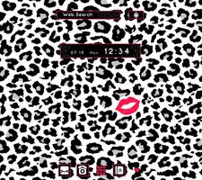 Lipstick and Leopard Poster