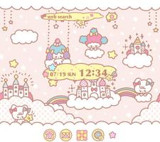 PinkTheme-Castles in theClouds Plakat