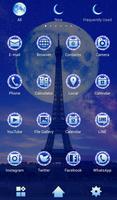 Full Moon Eiffel Tower capture d'écran 2