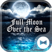 Android 用の 幻想壁紙アイコン 満月の夜と海 無料 Apk をダウンロード