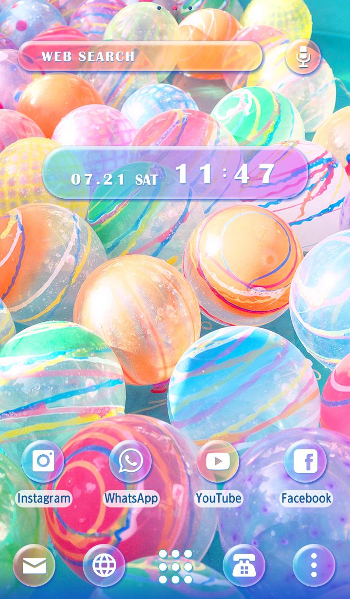 Summer Wallpaper Water Balloons Theme For Android Apk Download