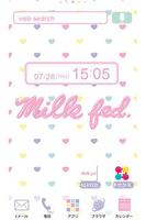 MILKFED. HEART for[+]HOMEきせかえ Affiche