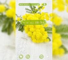 Cute Theme-Mimosa Flowers- Affiche