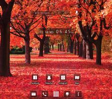 Wallpaper Tema Autumn Trees Poster