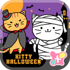 Cute Theme-Kitty Halloween- icon