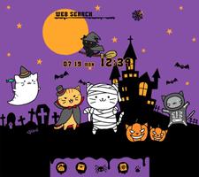 Cute Theme-Kitty Halloween- poster