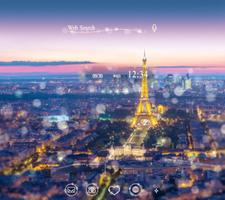 Beautiful Theme-Night in Paris الملصق