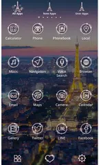 Beautiful Theme-Night in Paris XAPK download