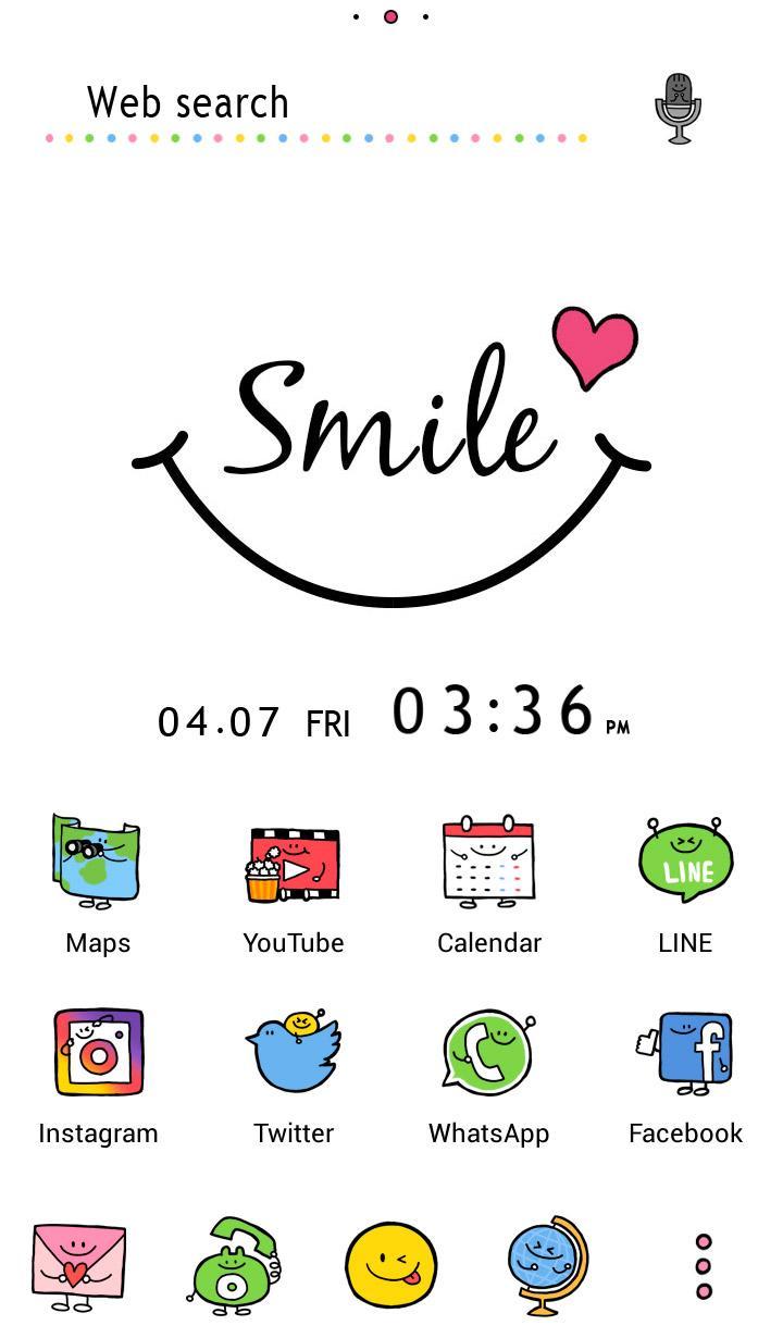 Simple Theme Smile Friends For Android Apk Download