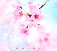 Lovely Theme-Cherry Blossoms- پوسٹر