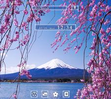 Chery Blossoms & Mt. Fuji Poster