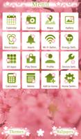 Bird & Cherry Blossoms Theme Ekran Görüntüsü 1