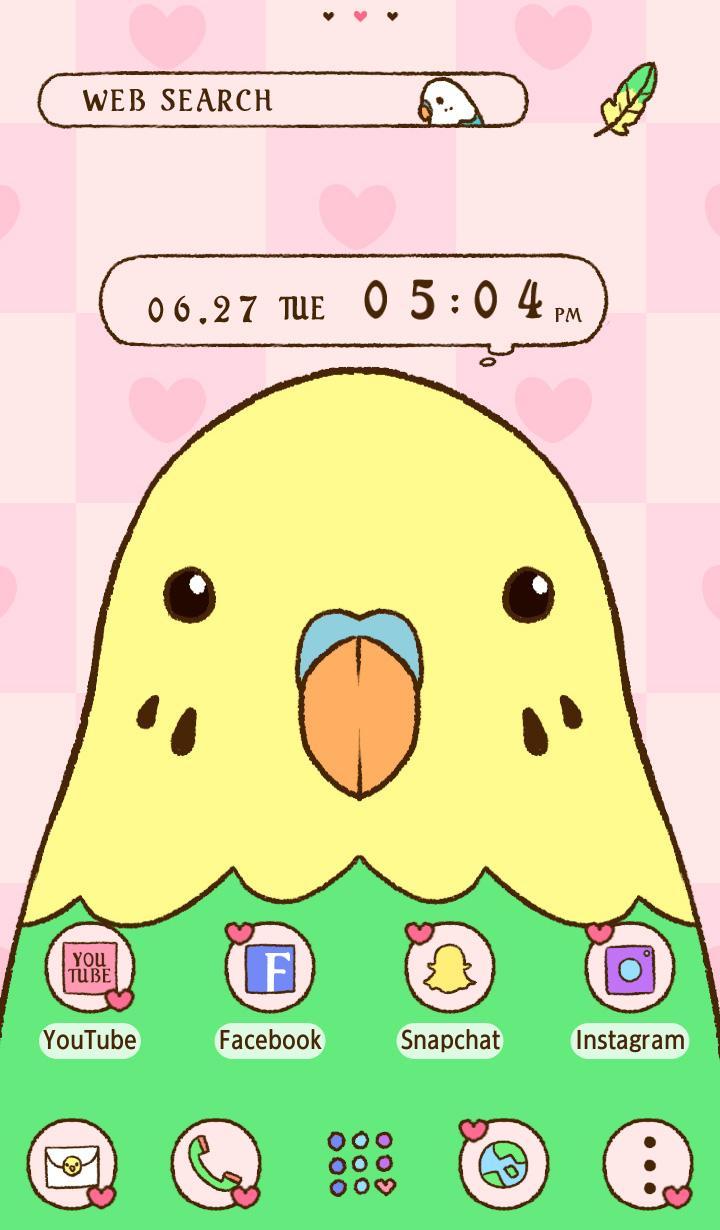 Cute Wallpaper Budgerigar Theme For Android Apk Download