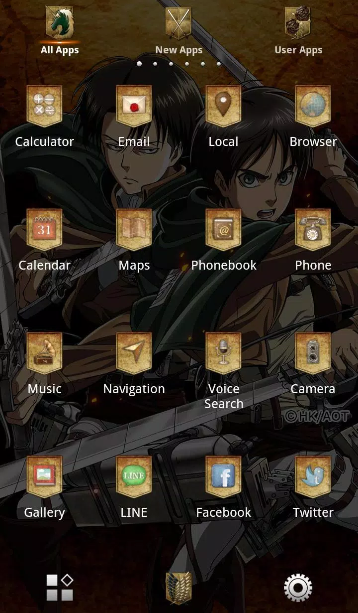 Android向けの進撃の巨人無料テーマ 壁紙 アイコンきせかえ Apkをダウンロードしましょう