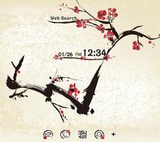 Japanese Style-Sumie Plum poster