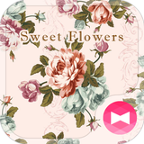 Fondos e iconos Sweet Flowers APK