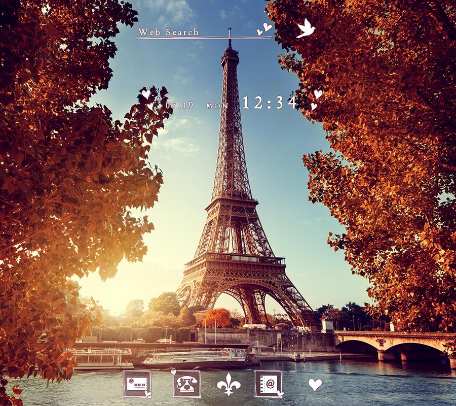 Android 用の エッフェル塔壁紙アイコン Paris In Autumn 無料 Apk をダウンロード