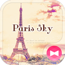 Eiffel Tower Theme-Paris sky- APK