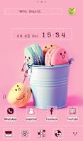 Pastel Macarons Theme постер
