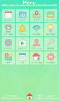 Pastel Green Sky Theme ภาพหน้าจอ 1