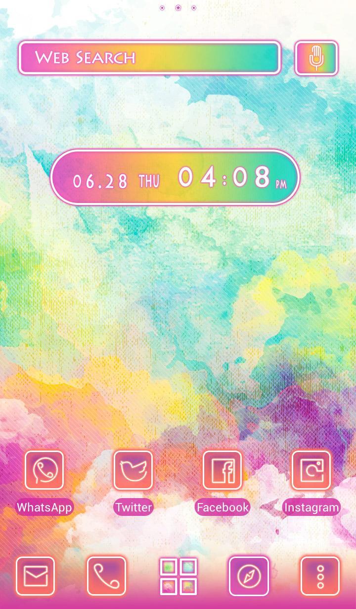 Android 用の カラフル 壁紙アイコン パステルカラーの雲 無料 Apk をダウンロード