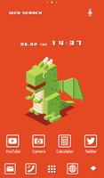 Dragon Wallpaper 8-Bit poster